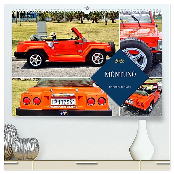 MONTUNO - Ein Auto Made in Cuba (hochwertiger Premium Wandkalender 2025 DIN A2 quer), Kunstdruck in Hochglanz, Calvendo, Henning von Löwis of Menar