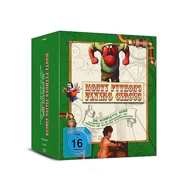 Monty Python's Flying Circus - Die komplette Serie auf Blu-ray (Staffel 1-4), Monty Python