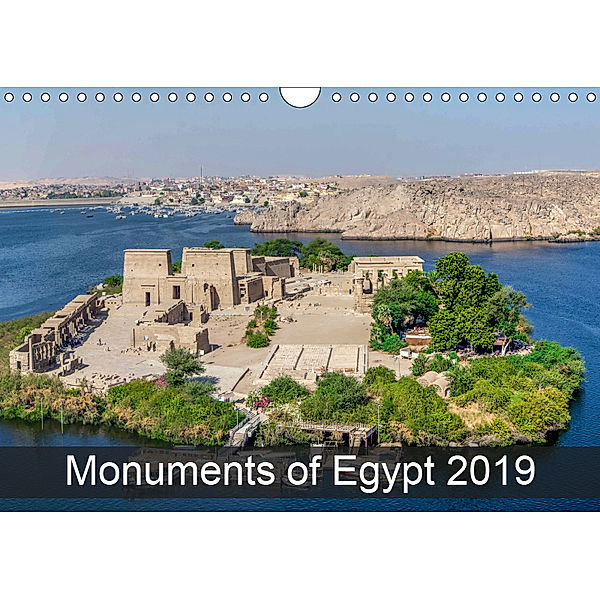 Monuments of Egypt 2019 (Wall Calendar 2019 DIN A4 Landscape), Sebastian Wallroth