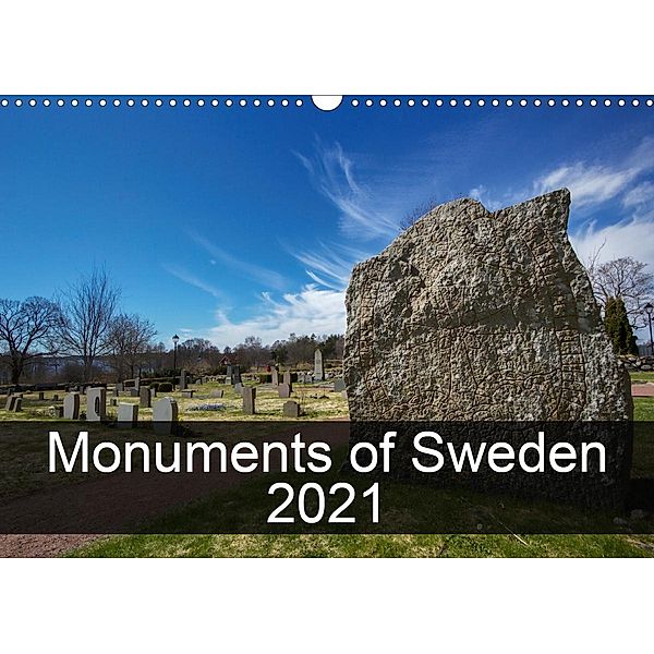 Monuments of Sweden 2021 (Wall Calendar 2021 DIN A3 Landscape), Sebastian Wallroth