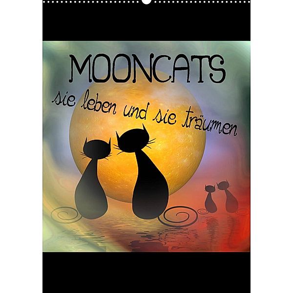 Mooncats - sie leben und sie träumen (Wandkalender 2023 DIN A2 hoch), IssaBild