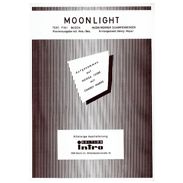 Moonlight, Fini Busch, Werner Scharfenberger