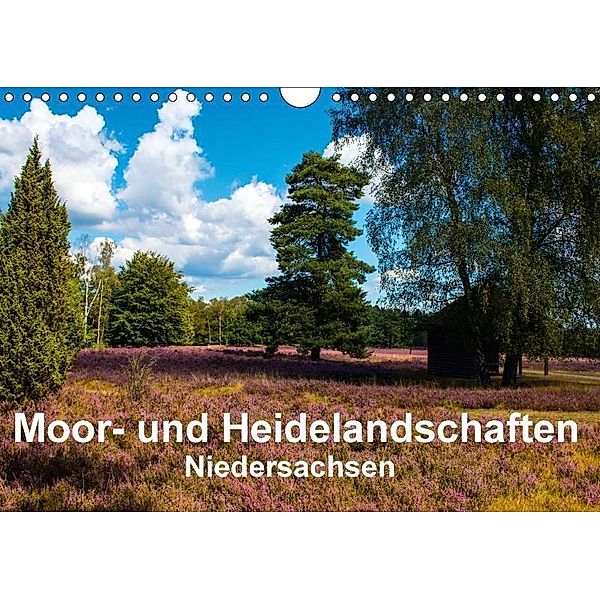 Moor- und Heidelandschaften Niedersachsen (Wandkalender 2017 DIN A4 quer), Heinz E. Hornecker