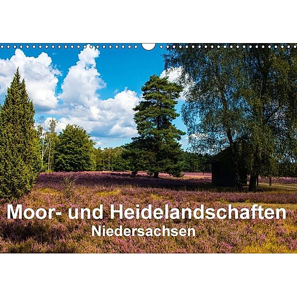 Moor- und Heidelandschaften Niedersachsen (Wandkalender 2018 DIN A3 quer), Heinz E. Hornecker