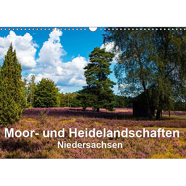 Moor- und Heidelandschaften Niedersachsen (Wandkalender 2019 DIN A3 quer), Heinz E. Hornecker