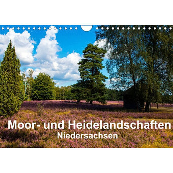 Moor- und Heidelandschaften Niedersachsen (Wandkalender 2022 DIN A4 quer), Heinz E. Hornecker