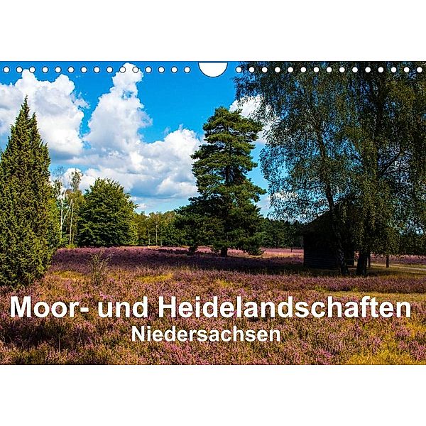 Moor- und Heidelandschaften Niedersachsen (Wandkalender 2023 DIN A4 quer), Heinz E. Hornecker