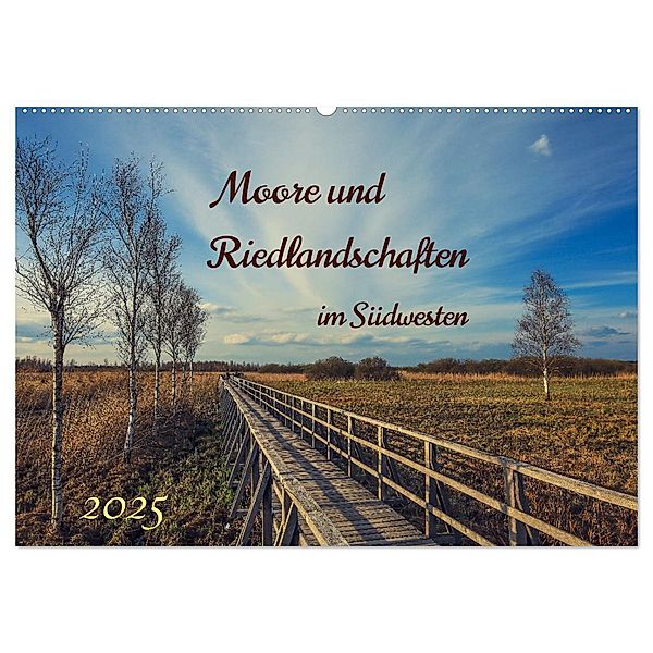 Moor und Riedlandschaften im Südwesten (Wandkalender 2025 DIN A2 quer), CALVENDO Monatskalender, Calvendo, Christine Horn