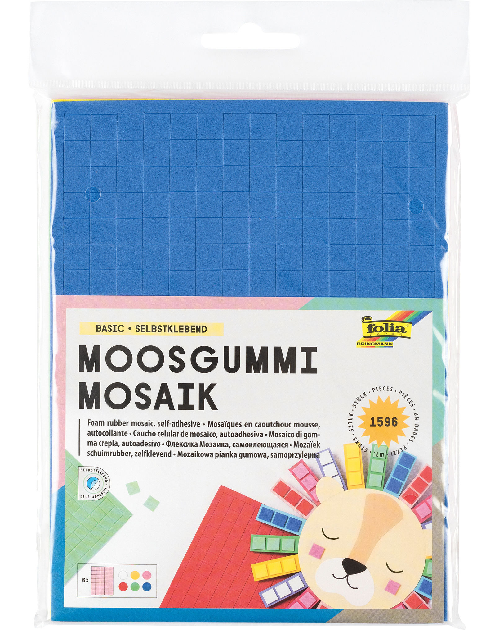 Moosgummi Mosaik BASIC in 6 Farben kaufen | tausendkind.de
