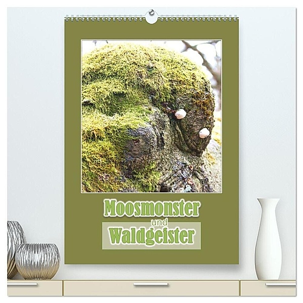 Moosmonster und Waldgeister (hochwertiger Premium Wandkalender 2024 DIN A2 hoch), Kunstdruck in Hochglanz, Angelika keller