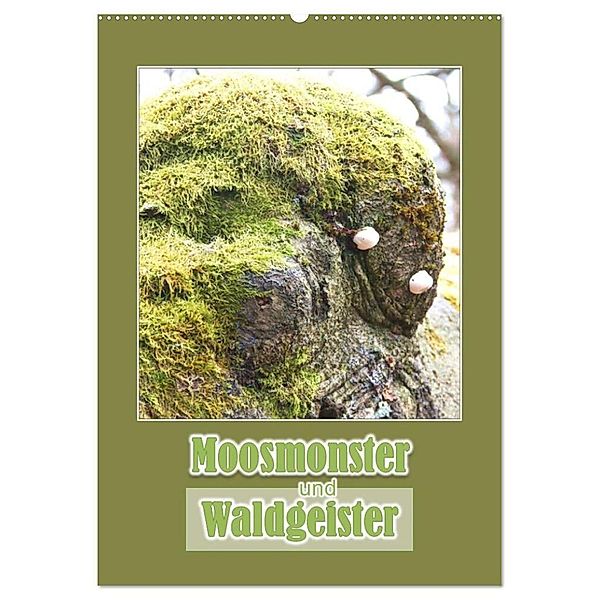 Moosmonster und Waldgeister (Wandkalender 2024 DIN A2 hoch), CALVENDO Monatskalender, Angelika keller