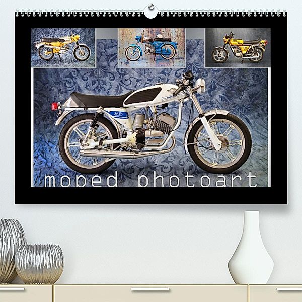 moped photoart (Premium, hochwertiger DIN A2 Wandkalender 2023, Kunstdruck in Hochglanz), Ingo Laue