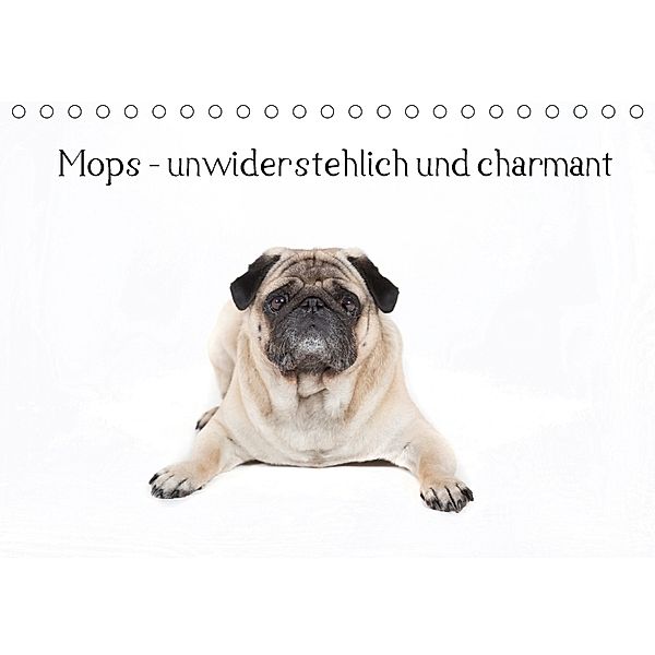 Mops - unwiderstehlich und charmant (Tischkalender 2018 DIN A5 quer), Verena Scholze