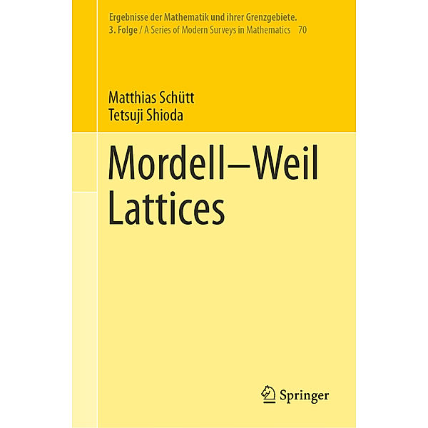 Mordell-Weil Lattices, Matthias Schütt, Tetsuji Shioda