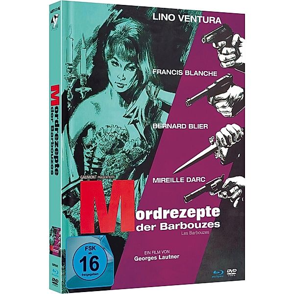 Mordrezepte der Barbouzes Limited Mediabook, Lino Ventura, Mireille Darc, Bernard Blier