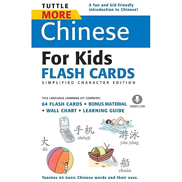 More Chinese for Kids Flash Cards Simplified / Tuttle Flash Cards