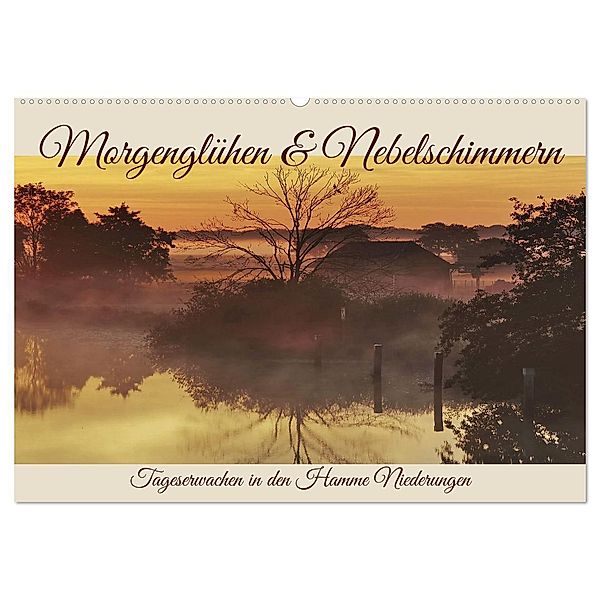 Morgenglühen & Nebelschimmer (Wandkalender 2025 DIN A2 quer), CALVENDO Monatskalender, Calvendo, Eva Ola Feix