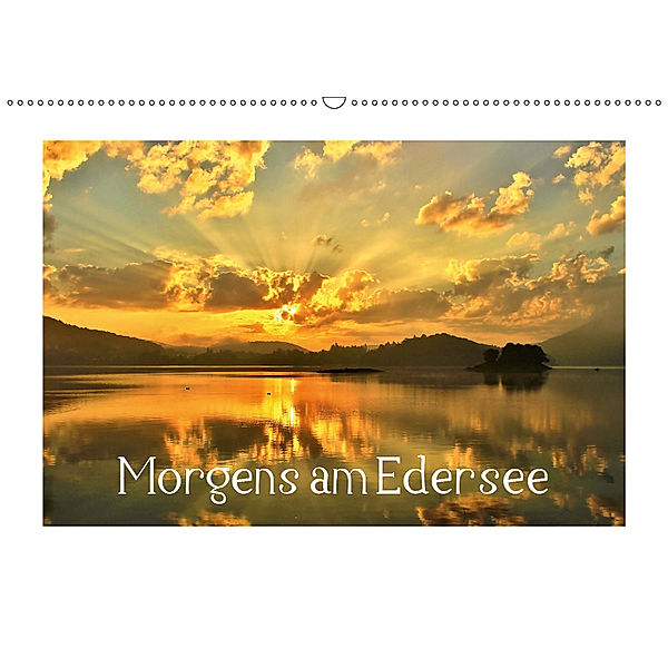 Morgens am Edersee (Wandkalender 2019 DIN A2 quer), Heike Loß