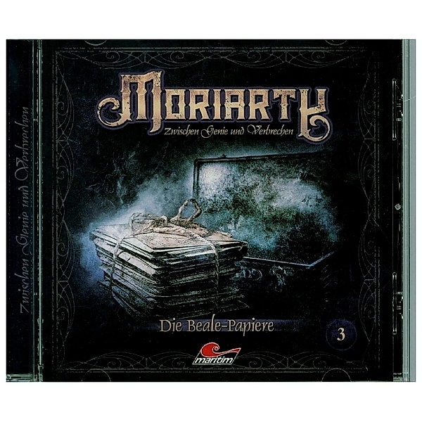 Moriarty - Die Beale-Papiere, 1 Audio-CD,1 Audio-CD, Moriarty-Zwischen Genie Und Verbrechen