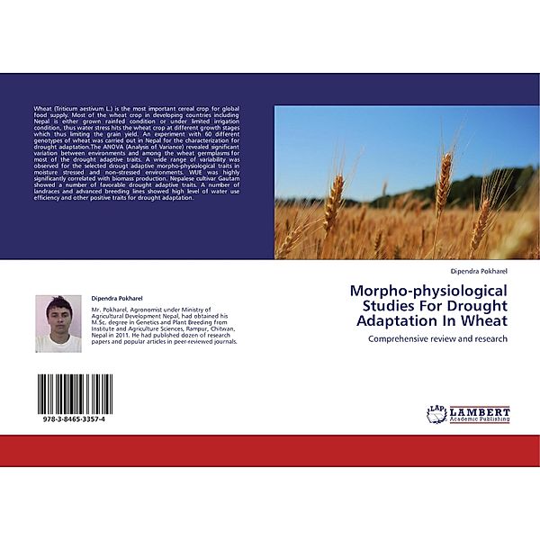 Morpho-physiological Studies For Drought Adaptation In Wheat, Dipendra Pokharel