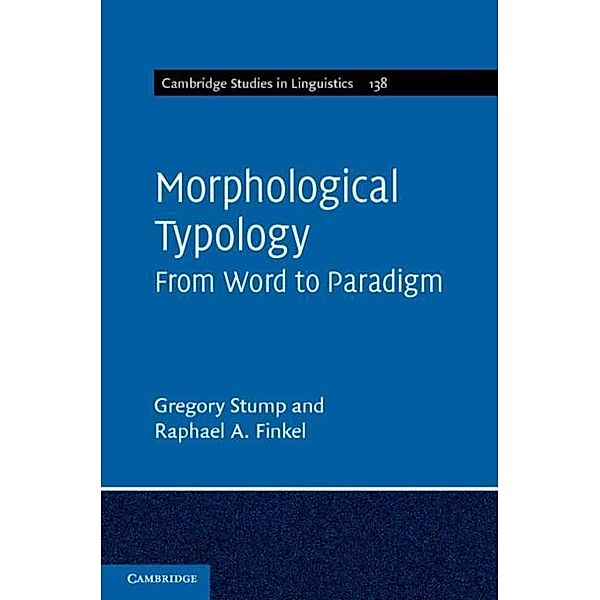 Morphological Typology, Gregory Stump