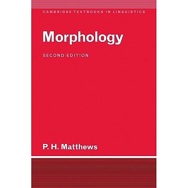 Morphology, Peter H. Matthews