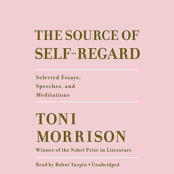 Morrison, T: Source of Self-Regard/CD, Toni Morrison