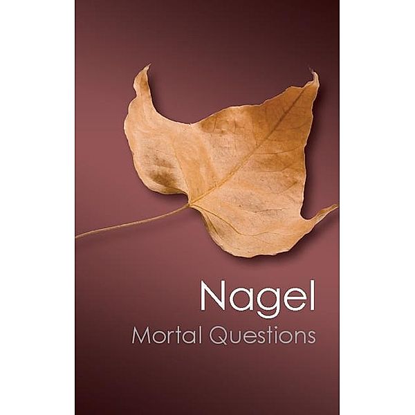 Mortal Questions / Canto Classics, Thomas Nagel