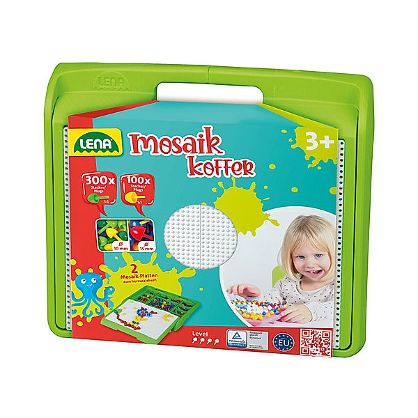 LENA® Mosaik-Set KOFFER 400-teilig