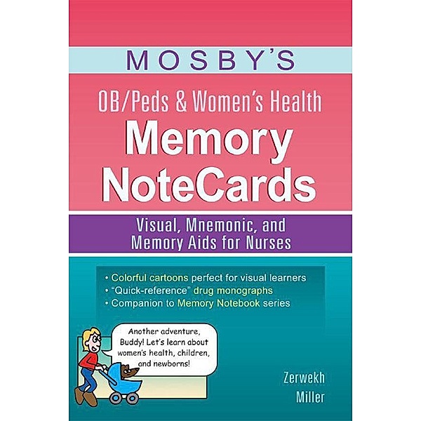 Mosby's OB/Peds & Women's Health Memory NoteCards, JoAnn Zerwekh, Cathy Miller