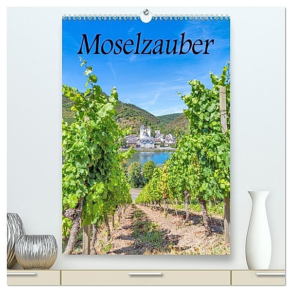 Moselzauber (hochwertiger Premium Wandkalender 2024 DIN A2 hoch), Kunstdruck in Hochglanz, Natalja Thomas