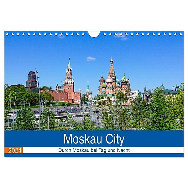 Moskau City (Wandkalender 2024 DIN A4 quer), CALVENDO Monatskalender, Markus Nawrocki