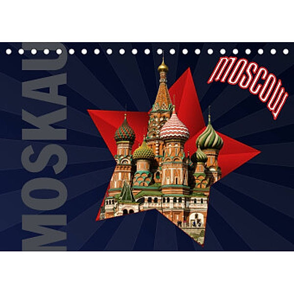 Moskau - Moscow (Tischkalender 2022 DIN A5 quer), Hermann Koch