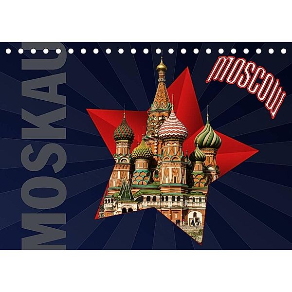 Moskau - Moscow (Tischkalender 2023 DIN A5 quer), Hermann Koch