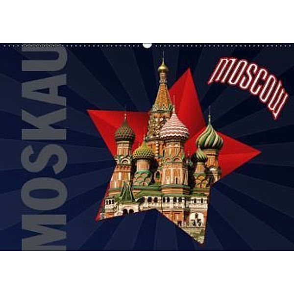 Moskau - Moscow (Wandkalender 2015 DIN A2 quer), Hermann Koch