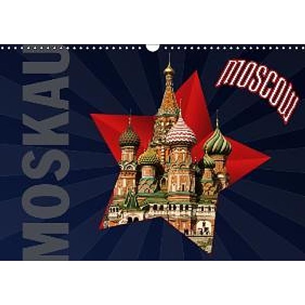 Moskau - Moscow (Wandkalender 2016 DIN A3 quer), Hermann Koch