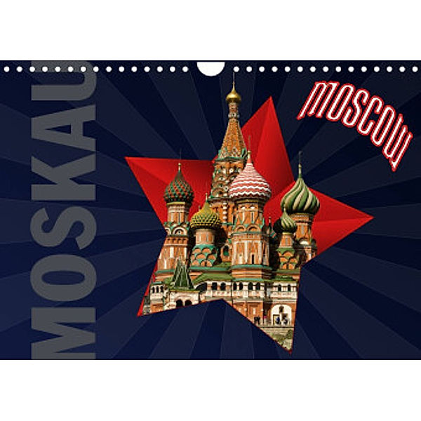 Moskau - Moscow (Wandkalender 2022 DIN A4 quer), Hermann Koch