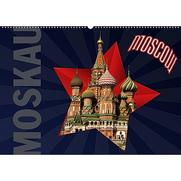 Moskau - Moscow (Wandkalender 2023 DIN A2 quer), Hermann Koch