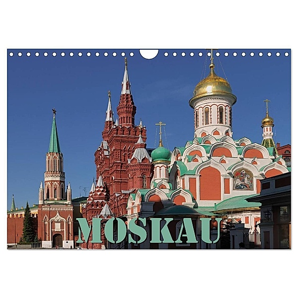 Moskau (Wandkalender 2024 DIN A4 quer), CALVENDO Monatskalender, Hubertus Blume