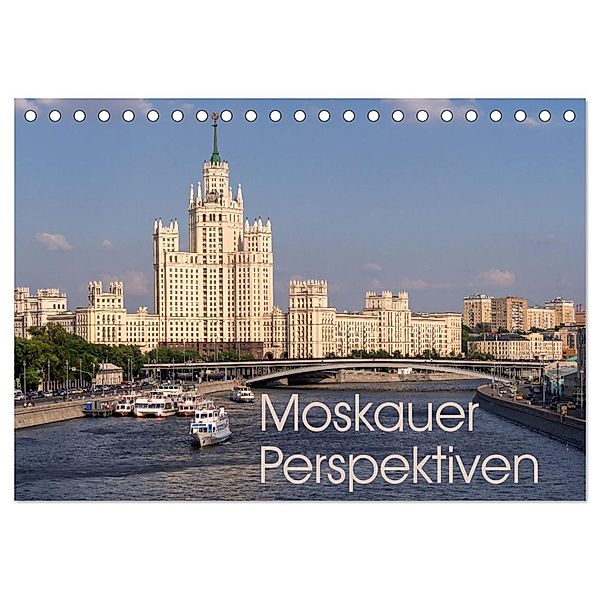 Moskauer Perspektiven (Tischkalender 2024 DIN A5 quer), CALVENDO Monatskalender, Berlin, Andreas Schön
