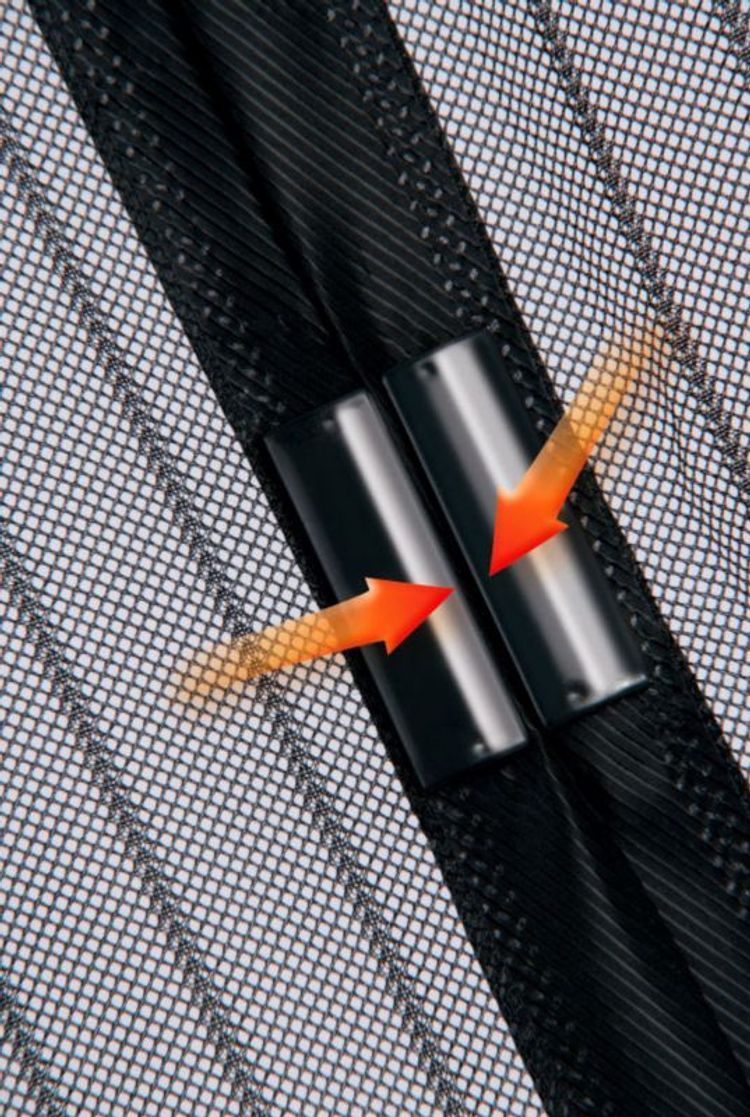 Moskitonetz mit Magnetverschluss Farbe: schwarz