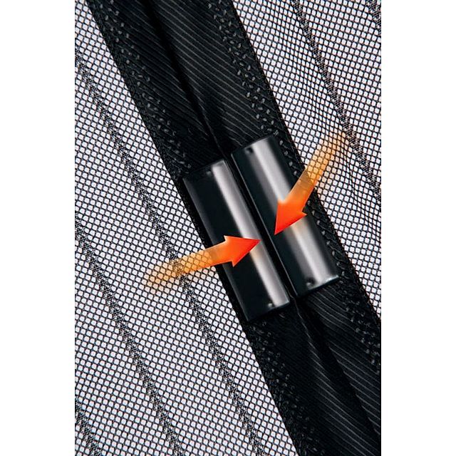 Moskitonetz mit Magnetverschluss Farbe: schwarz | Weltbild.ch
