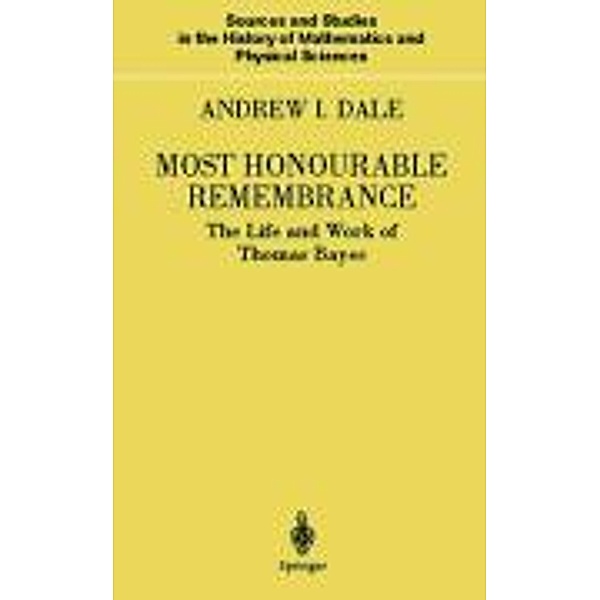 Most Honourable Remembrance, Andrew I. Dale