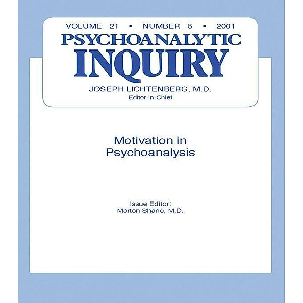 Motivation and Psychoanalysis