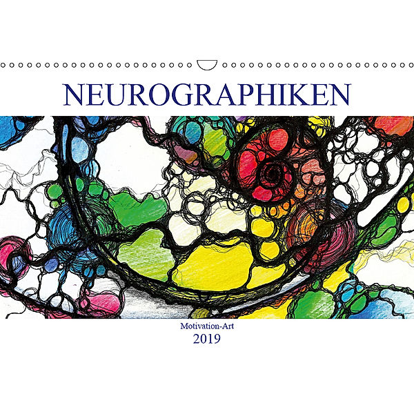 Motivation-Art - Neurographiken (Wandkalender 2019 DIN A3 quer), Jörg Lehmann