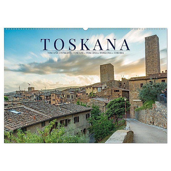 Motive der Toskana (Wandkalender 2024 DIN A2 quer), CALVENDO Monatskalender, Benjamin Lederer