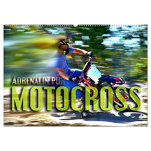 Motocross - Adrenalin pur (Wandkalender 2024 DIN A2 quer), CALVENDO Monatskalender, Renate Bleicher