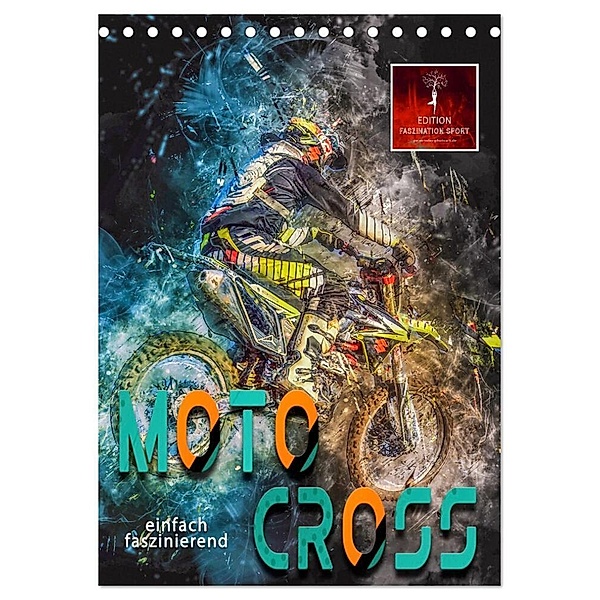 Motocross - einfach faszinierend (Tischkalender 2024 DIN A5 hoch), CALVENDO Monatskalender, Peter Roder