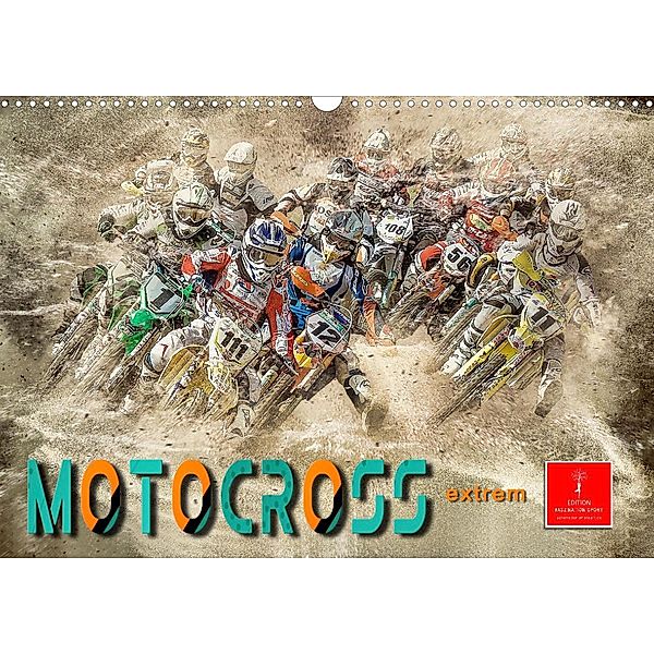 Motocross extrem (Wandkalender 2023 DIN A3 quer), Peter Roder