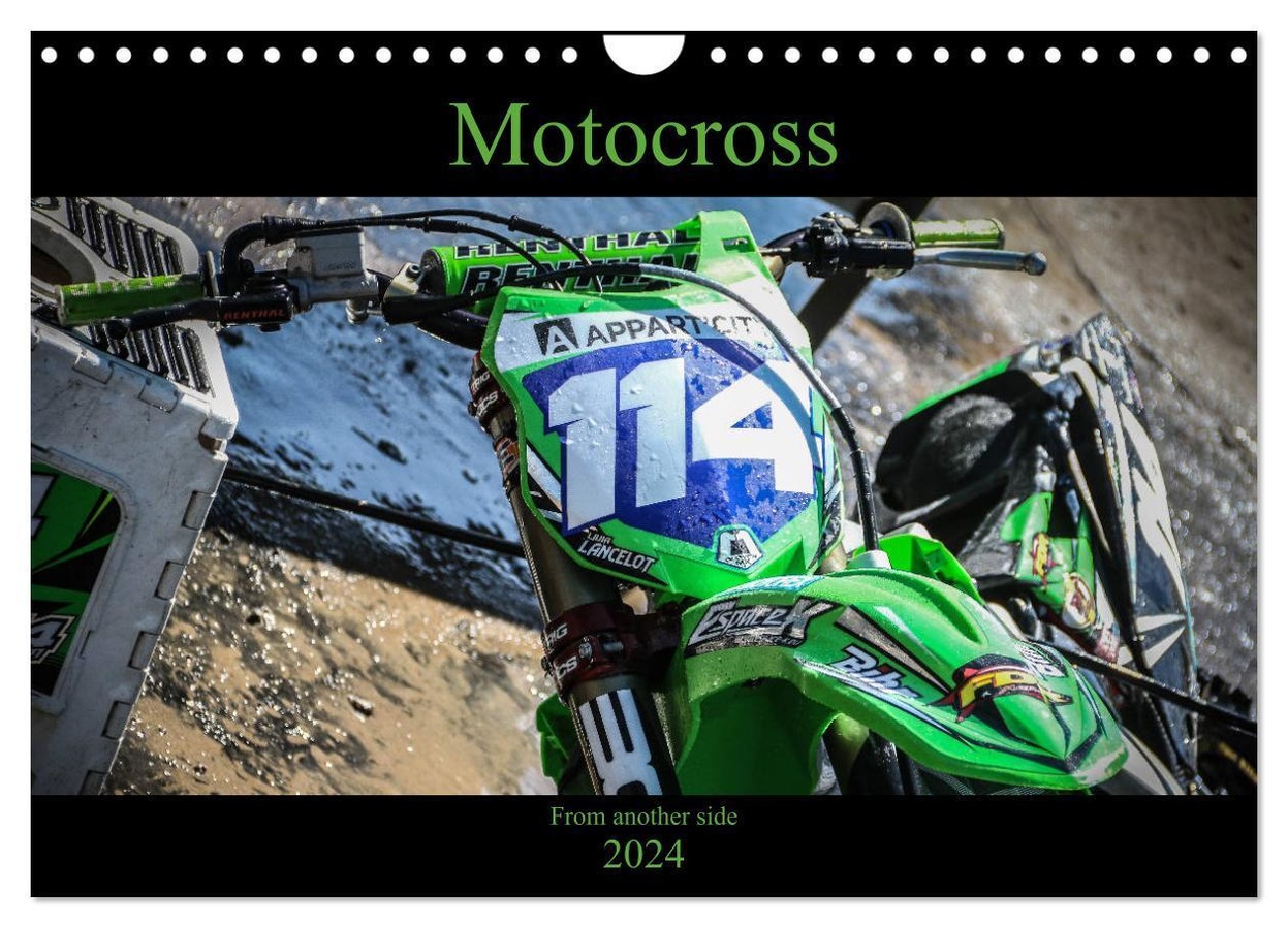 Motocross From another side 2024 Wandkalender 2024 DIN A4 quer